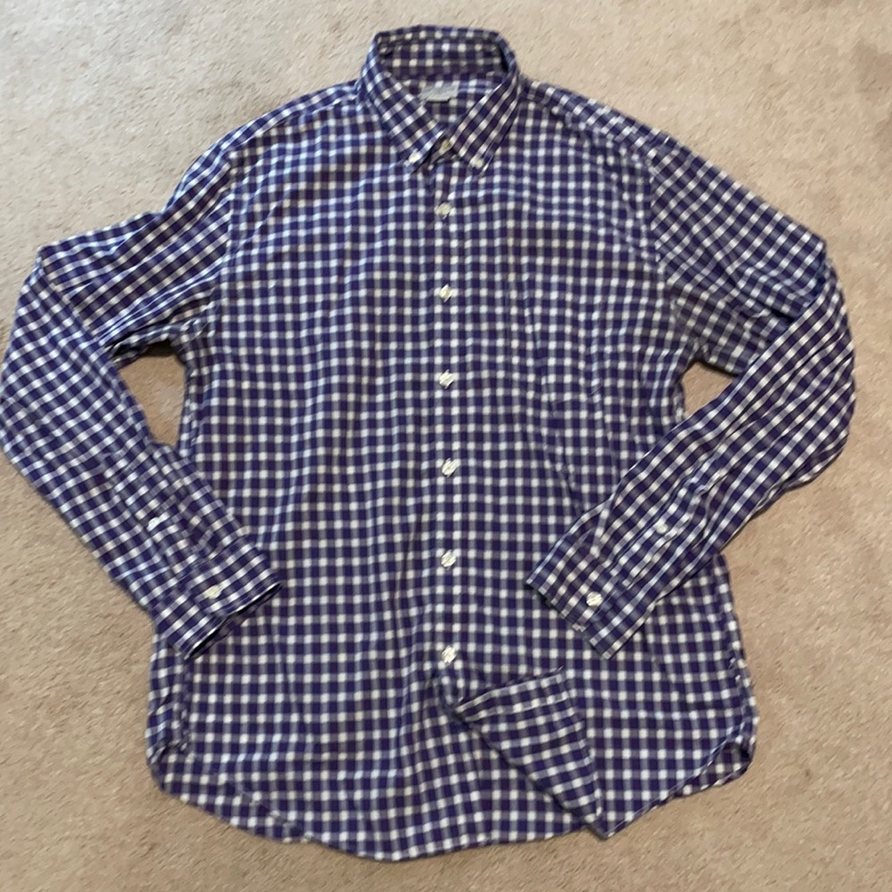 BNWOT J Crew plaid casual button down